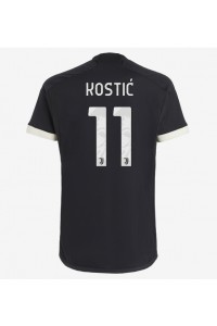 Juventus Filip Kostic #11 Jalkapallovaatteet Kolmaspaita 2023-24 Lyhythihainen